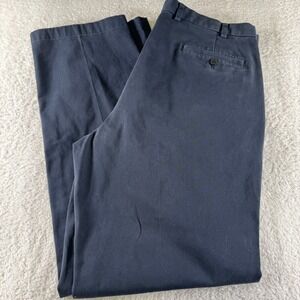 Brooks Brothers Pants Mens 38 X 34 Blue Navy Hudson Advantage Chino Straight Fit